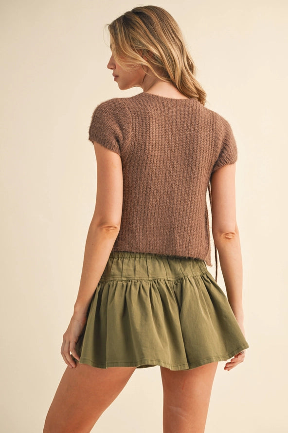 Dorothy Open Front Knit Top