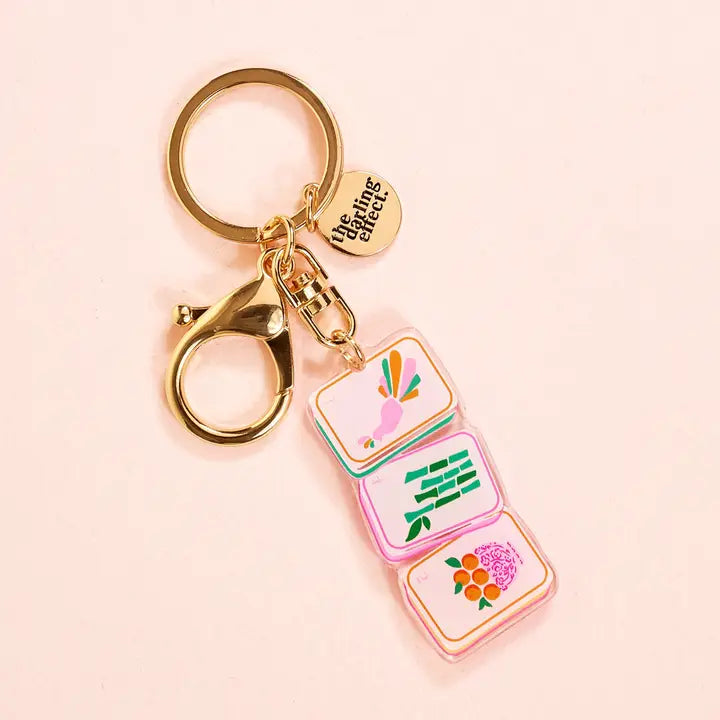 Acrylic Keychain-Mahjong Tiles