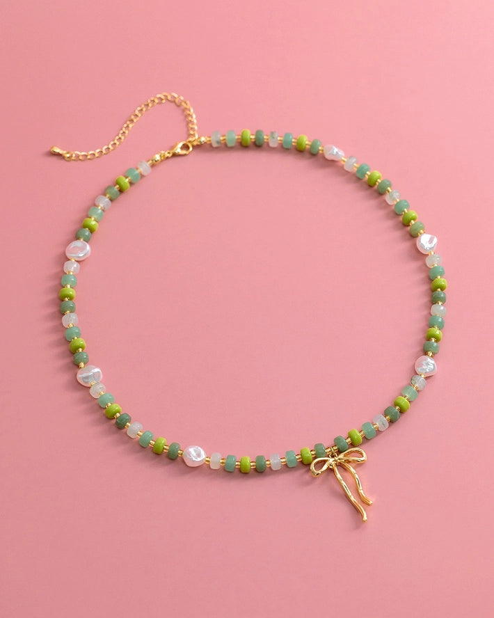 Bead Pearl Necklace