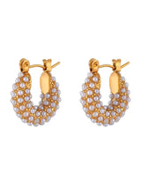 Nina Chunky Pearl Earring