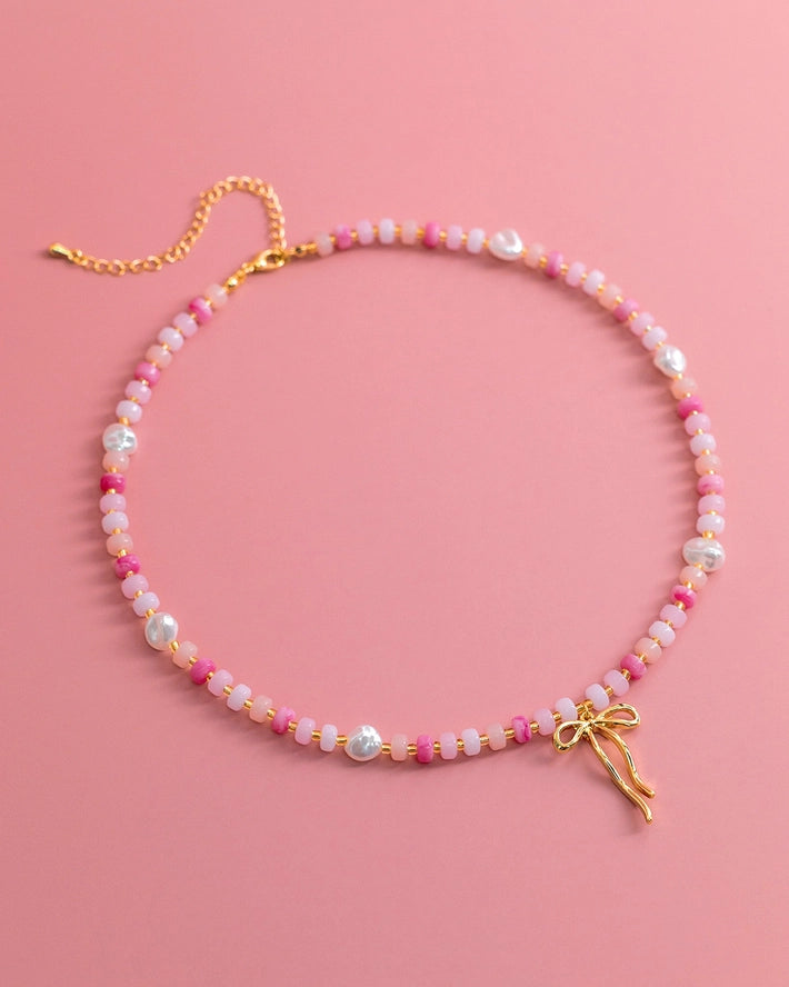 Bead Pearl Necklace