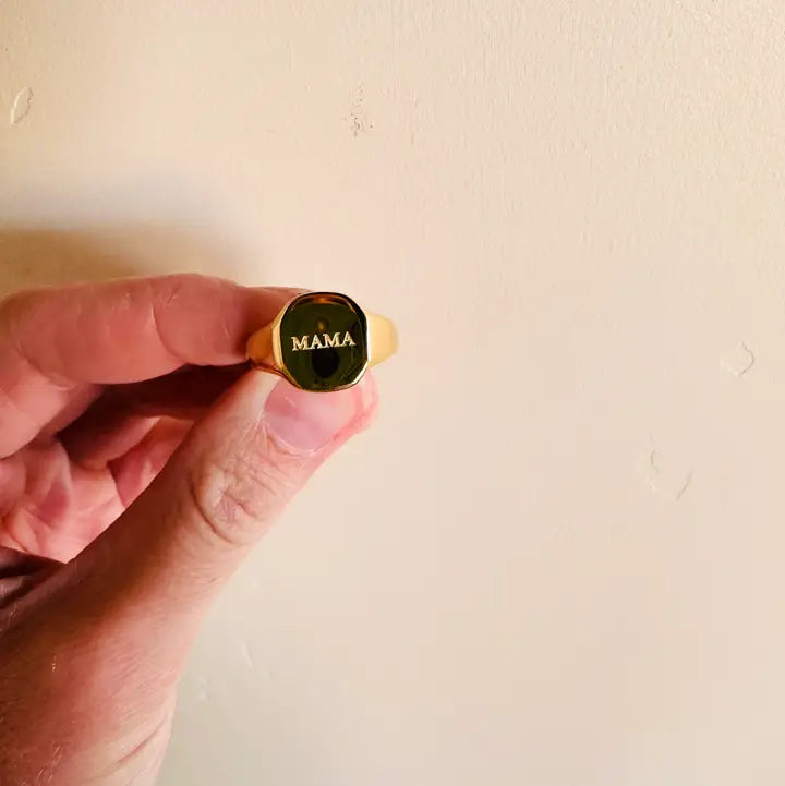 "MAMA" empowerment ring