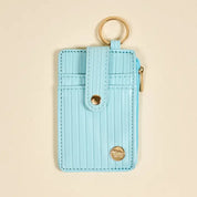 Ripple Ridge Keychain Wallet