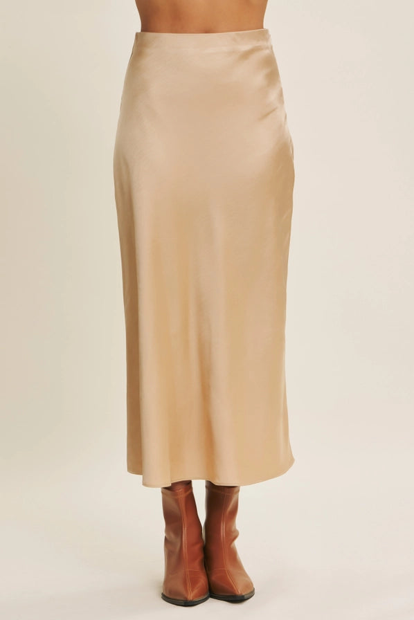 Satin Maxi Skirt