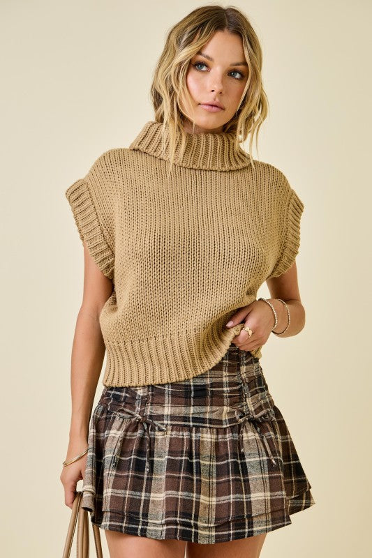 Gingerbread Knit Top