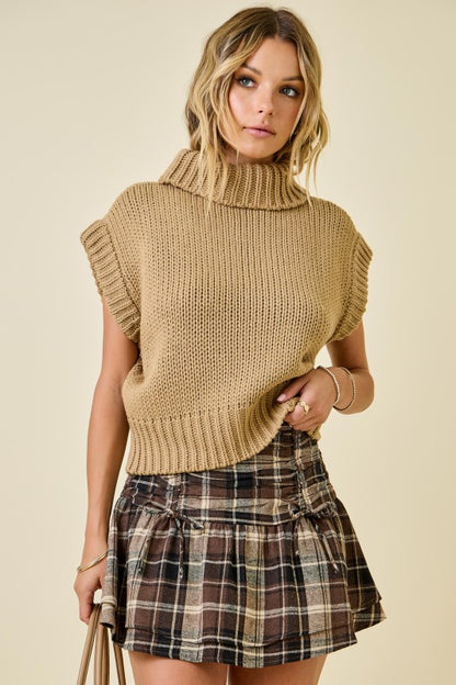 Gingerbread Knit Top