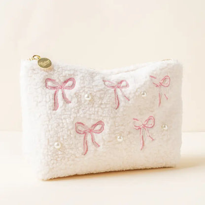 Teddy Bow Pouch