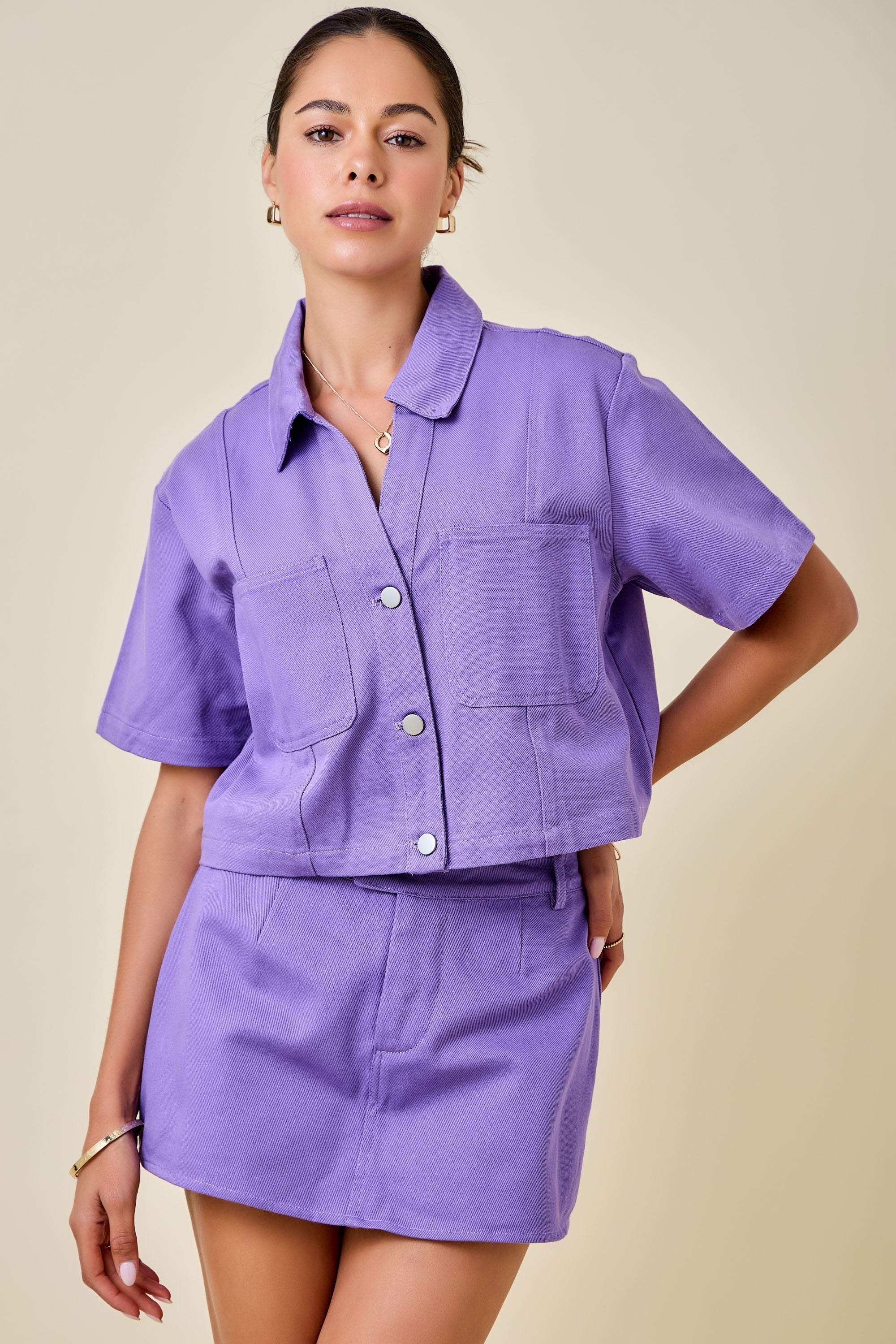 Boxy Crop Jacket
