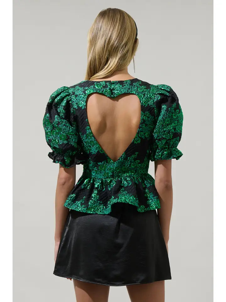 Jaqualyn Cut Out Blouse