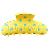 LULU MAC CLIPS-Yellow Polka Dot